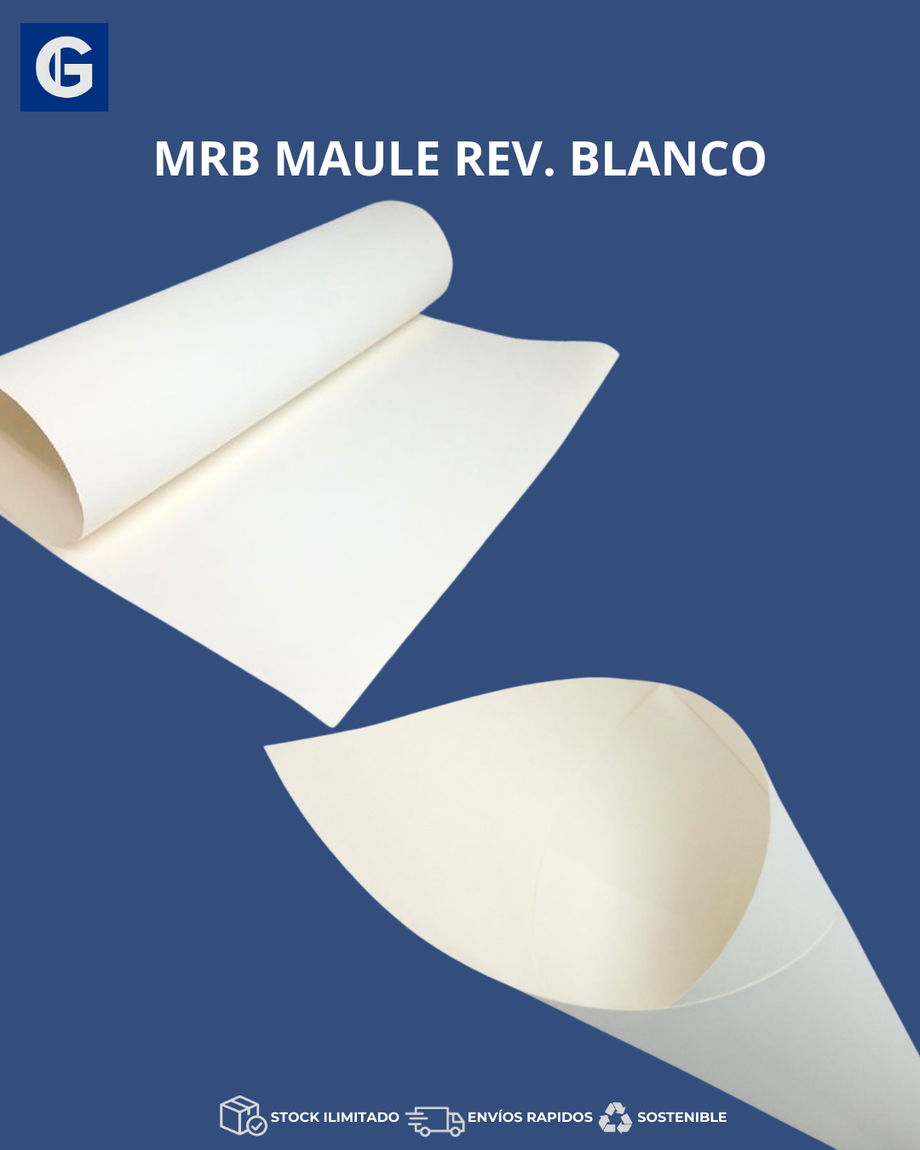 Papel MRB Maule reverso blanco